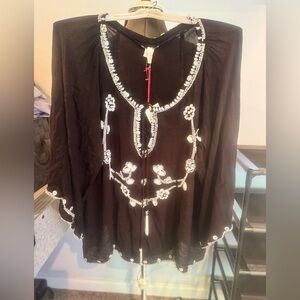 NWT Raga Beaded Top or Cover Up